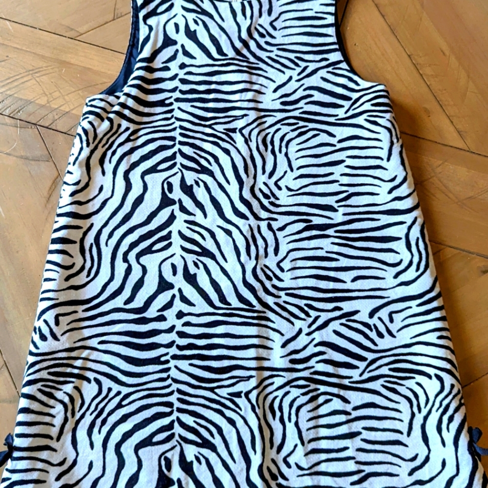 Gymboree Zebra Jumper Dress, Size 9